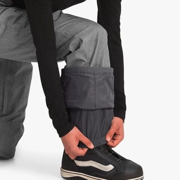 The North Face Freedom Insulated Waterproof Snow Pants HEATHER GRAY SZ S $200 - Picture 2 of 6